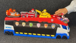 Paw patrol Unboxing Collection Review ASMR Toys  Paw Patroller Transporter  Unboxing Video [upl. by Susumu756]