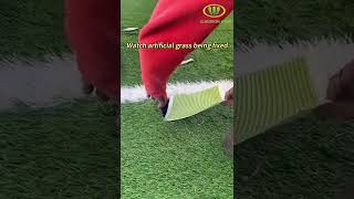 Have you seen this process in artificial turf fields artificialgrassmanufacturer artificiallawn [upl. by Wilcox]