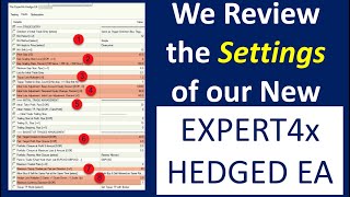 Power Strategy Settings of the Highly Successful Expert4x Hedged Trading Robot [upl. by Hgiel]