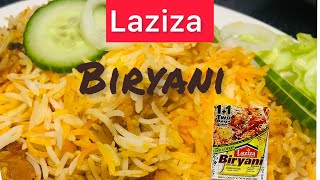 Laziza Biryani masalaquick and easy Biryani recipechicken biryani recipe [upl. by Annasiul337]