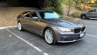 2017 BMW 740i Walk Around and Test Drive Demo [upl. by Eilahs946]