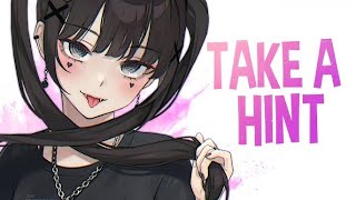 Nightcore  Take A Hint Lyrics 1 hour [upl. by Ylil973]