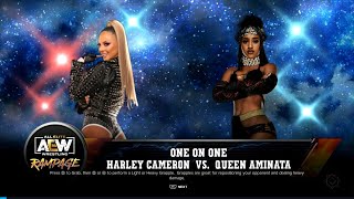 AEW Rampage Queen Aminata vs Harley Cameron [upl. by Benyamin]