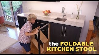 Wow This kitchen step stool folds in and out – by Hideaway Solutions [upl. by Maje984]