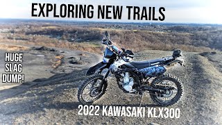 Kawasaki KLX300 Riding CRAZY New Trails [upl. by Aneeles941]