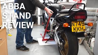 ABBA Stand Review  Front Lift Motorcycle Stand Comparison  Bike Stand  Paddock Stand Alternative [upl. by Briana]