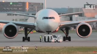 London Heathrow Airport 27R Arrivals [upl. by Fadiman189]