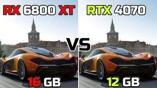 RX 6800 XT vs RTX 4070  Testing in New Games 2024 [upl. by Akiemat216]