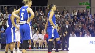 Eurocoupe F BasketLandes vs Fribourg 28 octobre 2015 [upl. by Esma]