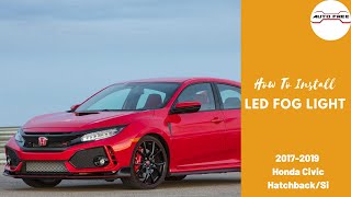 DIY 2016  2021 Honda Civic Fog Light LED Bulb Replacement [upl. by Imogen]