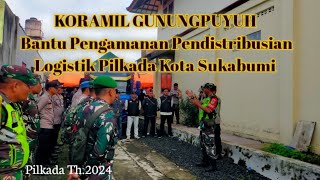 KORAMIL GUNUNG PUYUH BANTU PENGAMANAN PENDISTRIBUSIAN LOGISTIK PILKADA [upl. by Assira]