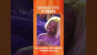 3 TYPES OF VOICES YOU HEAR  PROPHETESS LESLEY OSEI  KFTCHURCH [upl. by Eneryc231]