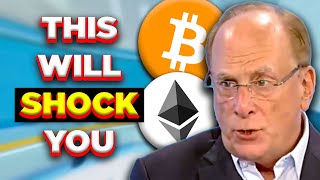 BlackRock CEO Larry Fink This Crypto News Will SHOCK You [upl. by Uolyram]