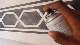 Easy Masking tape design  wall painting ideas  interior design [upl. by Haldane]