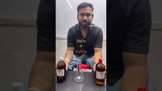 Making Piranha Solution  By Rushikesh Sir  Diksha Couching Classes science experiment shorts [upl. by Anig]