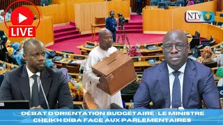 Débat dorientation budgétaire  Le Ministre Cheikh Diba face aux parlementaires [upl. by Llertnom]