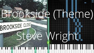 🎹 Piano SoloBrookside Theme Steve WrightSynthesia Piano Tutorial [upl. by Patrizius991]