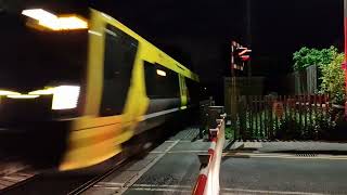 8 Car Merseyrail Class 777 At Speed Through Formby [upl. by Atiras653]