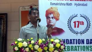 Vivekananda My Inspiration  Sri Satyanarayana Raju In Telugu [upl. by Avlem]