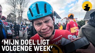 Arnaud De Lie gaat nog bijtrainen na Bredene Koksijde Classic “Mijn doel ligt volgende week” [upl. by Eednarb]