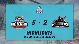 Boxers de Bordeaux 52 Pionniers de Chamonix  Highlights  Synerglace Ligue Magnus 202324 [upl. by Leahey724]