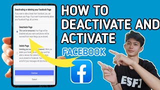 How to DEACTIVATE and ACTIVATE Facebook Account in 2023 PAANO MAG DEACTIVATE AT ACTIVATE NG FB [upl. by Asiluy]