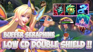 INSANE ULTIMATE AND SHIELD  Star Guardian Seraphine support gameplay  wild rift buildrunes [upl. by Gustaf]