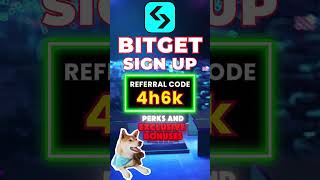 Bitget Sign Up Today Using Referral Code quot4h6kquot  Crypto Kickstart [upl. by Ahsilla]