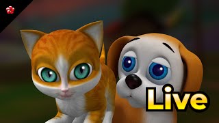 🔴 LIVE STREAM 🎬 Malayalam Cartoon Live ☃️ Kathu Pupi Manjadi Banu Bablu 🦁 for Kids [upl. by Gnat165]