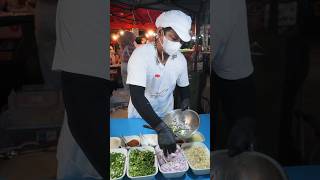 Live Dancing Shrimp Salad in Thailand [upl. by Zadack910]