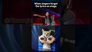 When singers forget the lyrics on stage  Meme of the day [upl. by Oznola]