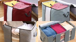 Non woven storage bags best product for clothes storage Honest Review storage bag4 winter dresses [upl. by Lefton250]