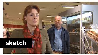 Boodschappen doen met strenge regels  Sketch [upl. by Rilda]