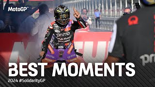 Best MotoGP™ Moments 🏆🦾  2024 SolidarityGP [upl. by Surat]