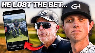 Grant Horvat tells the TRUTH about Phil Mickelson wearing joggers at The Open [upl. by Castorina]