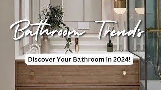 Bathroom Trends 2024  Design ideas and Tips for Bathrooms [upl. by Nylareg119]