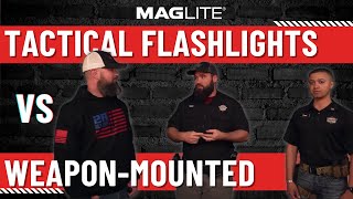 Tactical flashlights vs Weapon Mounted Lights in 2023 [upl. by Bertie]