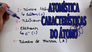 Átomo  Prótons Nêuntrons Elétrons Número Atômico e Massa  Atomística 6 [upl. by Manus433]