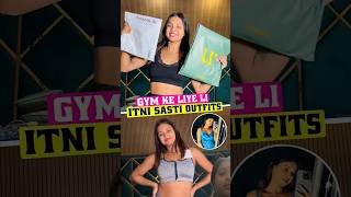 Gym Ke Liye Li Itni Sasti Outfits 😍 minivlog sonadey mukulsona gym [upl. by Ztnahc597]