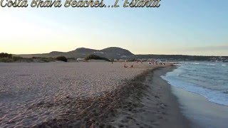 Costa Brava Beaches  Estartit At Sunset [upl. by Renado]