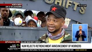 NUM rejects retrenchment announcement of Village Main Reef workers [upl. by Erina517]