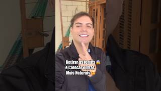 FUI REMOVER MINHAS LENTES DE RESINA DOS DENTES  PARTE 1 dentista [upl. by Nerrat]