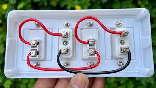 Best switch board connection 😇 2Socket  2Switches board [upl. by Cele]