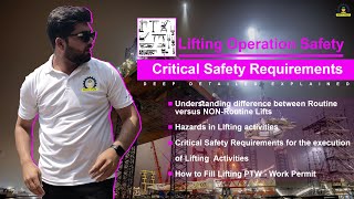 Lifting Operation Safety  Safety Talks With Gourav [upl. by Hayward989]