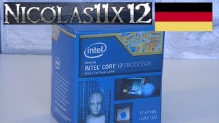 DEUTSCH Intel Core i74770K Haswell CPU Testbericht [upl. by Beyer]