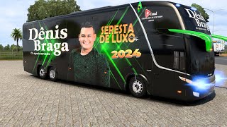 DÊNIS BRAGA O APAIXONADO SERESTA DE LUXO 2024 NO BUS TOP SHOW [upl. by Dotty828]