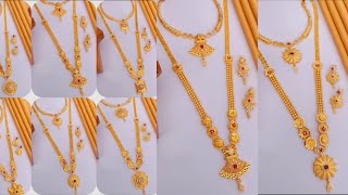 long gold Rani haar ka design 32 gm long necklace design long necklace necklace ❤️‎jewelllery06 [upl. by Ecilahc]