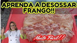 COMO DESOSSAR FRANGO EM 5 MINUTOS SIMPLES E RÁPIDO [upl. by Hcib]