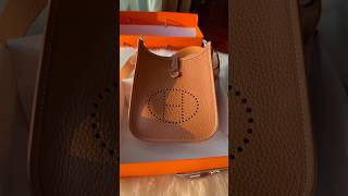 Unboxing Mini Evelyne 🤎🧡 hermes evelyne [upl. by Onek]