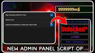 NEW  Admin Panel Script Hack  ROBLOX SCRIPTS  Unlock Everything FREE Gamepass [upl. by Anayia]